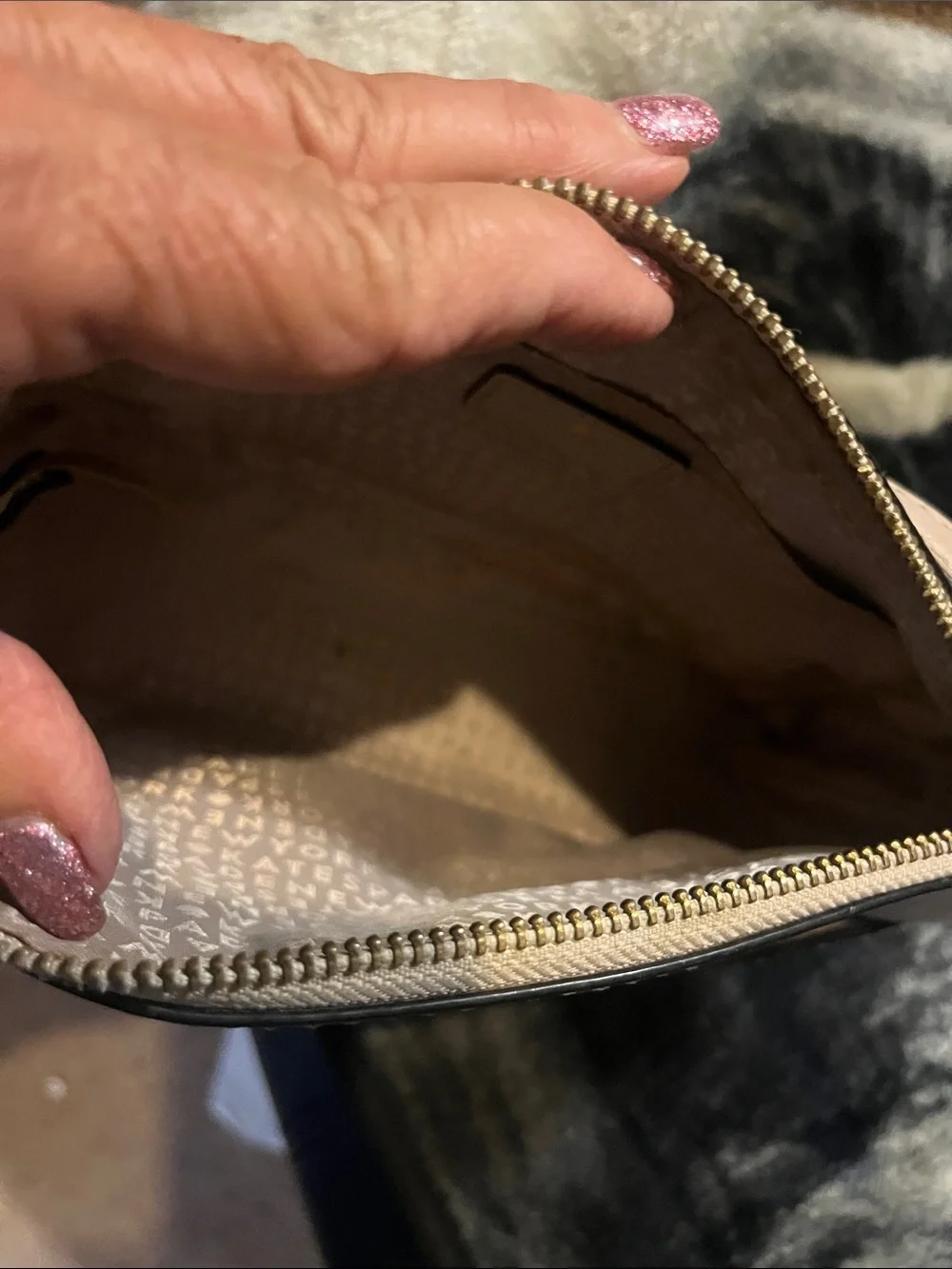 kate spade Millie grove street beige leather crossbody bag